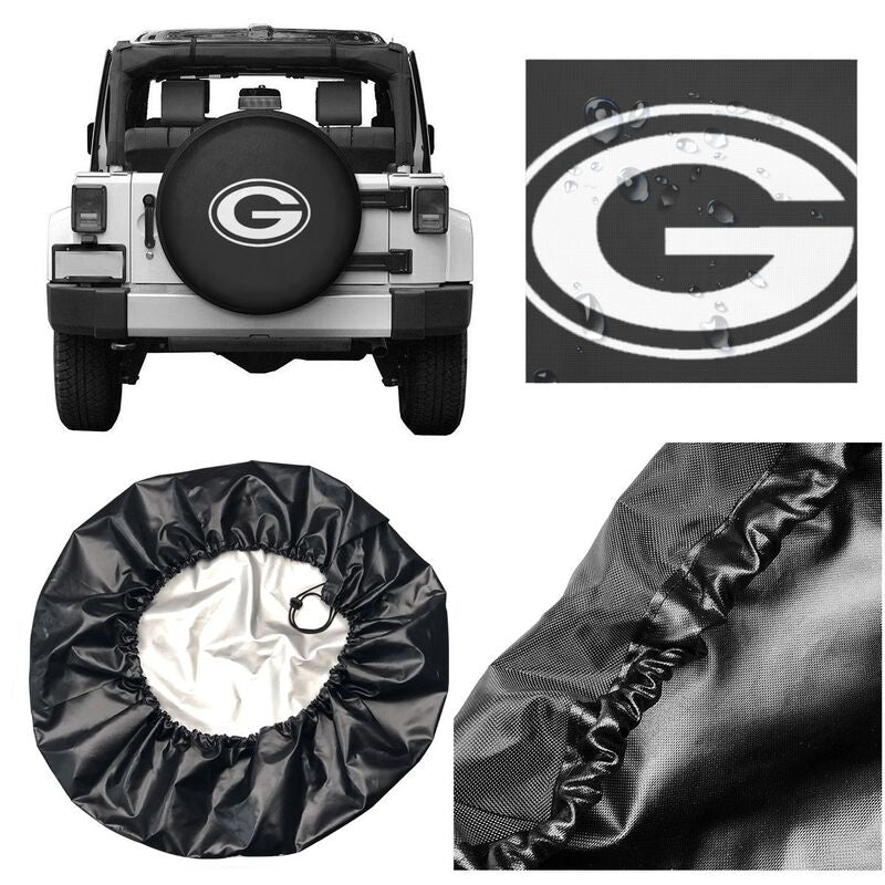 Green Bay Packers 2 Printing tire protection cover car sun protection tire protection covers