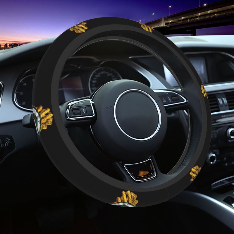 Green Bay Packers Printed elastic steering wheel cover car protective cover