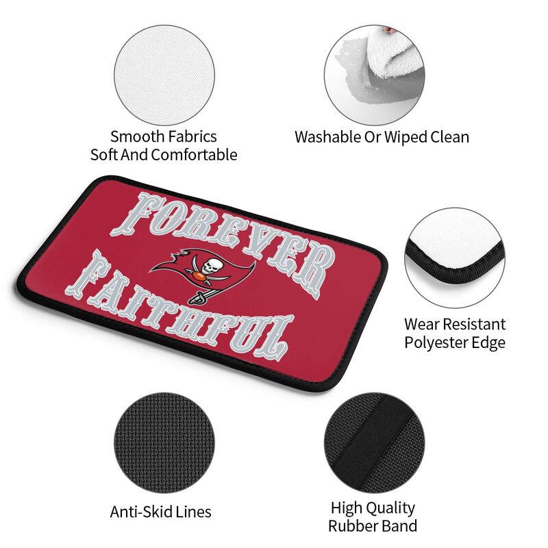 Tampa Bay Buccaneers Print car armrest box cover armrest protective cover