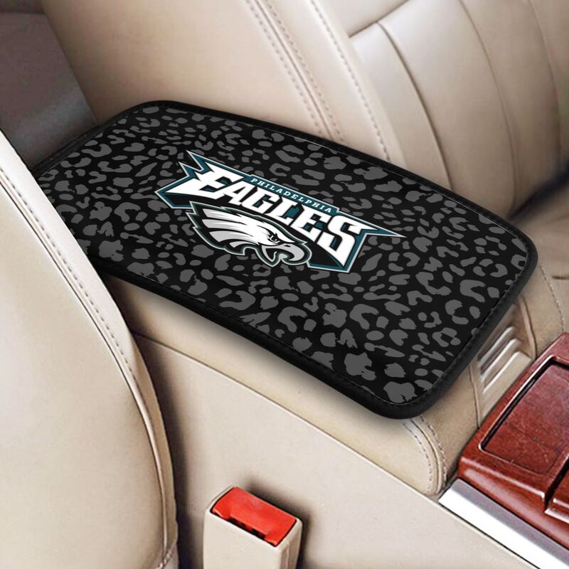 Philadelphia Eagles 3 printed Car handrail box cushion Personalized car armrest cover