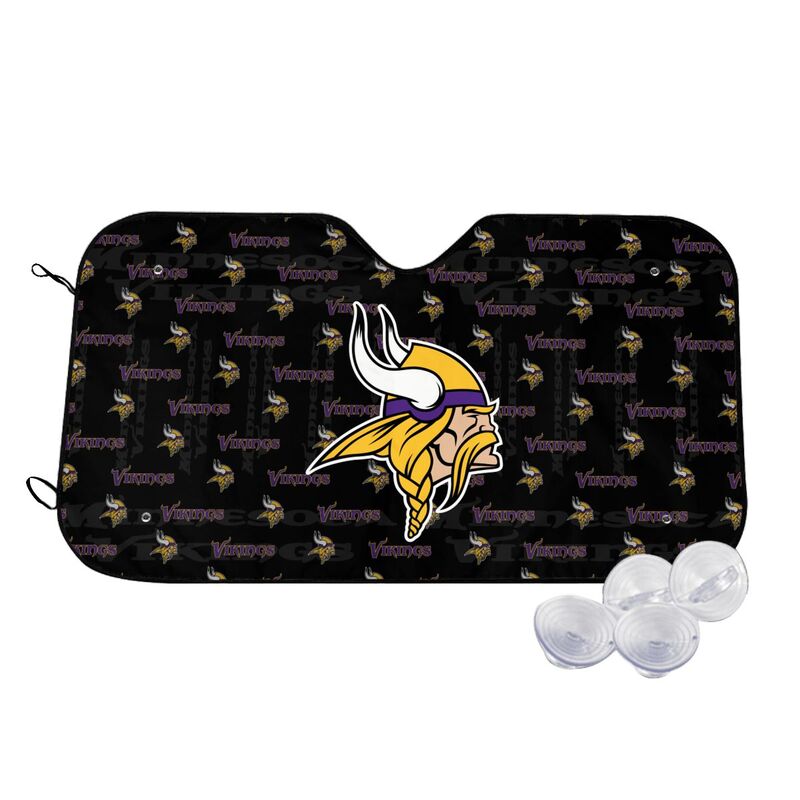 Minnesota Vikings 2 Printed is suitable for front Car windshield sunshades Car windshield sunshades
