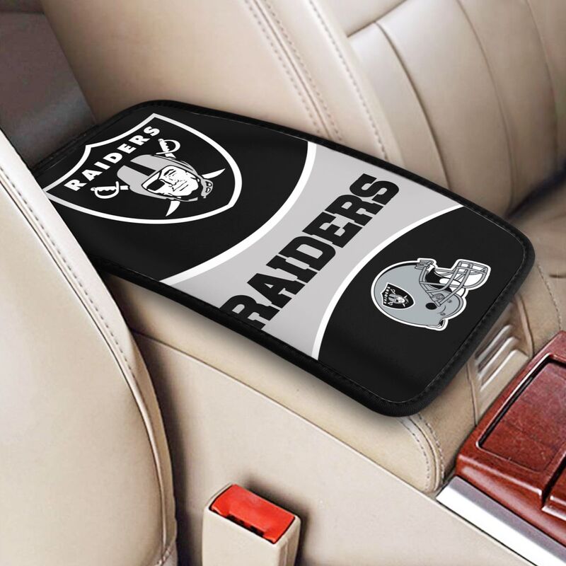 Las Vegas Raiders 1 Print car armrest box cushion armrest protective cover