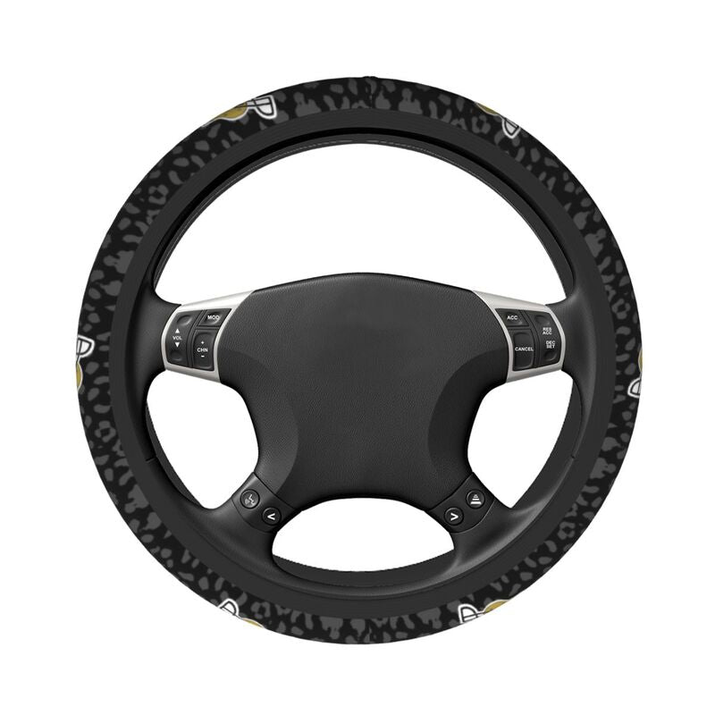 New Orleans Saints 1 Printed elastic steering wheel cover car steering wheel protective cover