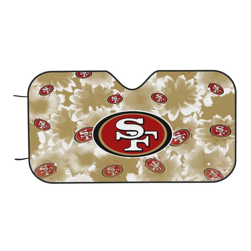 San Francisco 49ers Printed multi size car front windshield sunshade car windshield sunshade