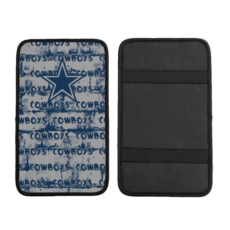 Dallas Cowboys print Car armrest box protective cover car center console armrest pad