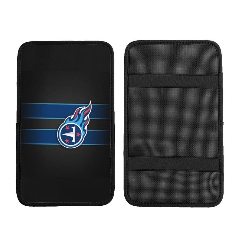 Car armrest box pad Tennessee Titans4 Printed central armrest box pad anti slip pad