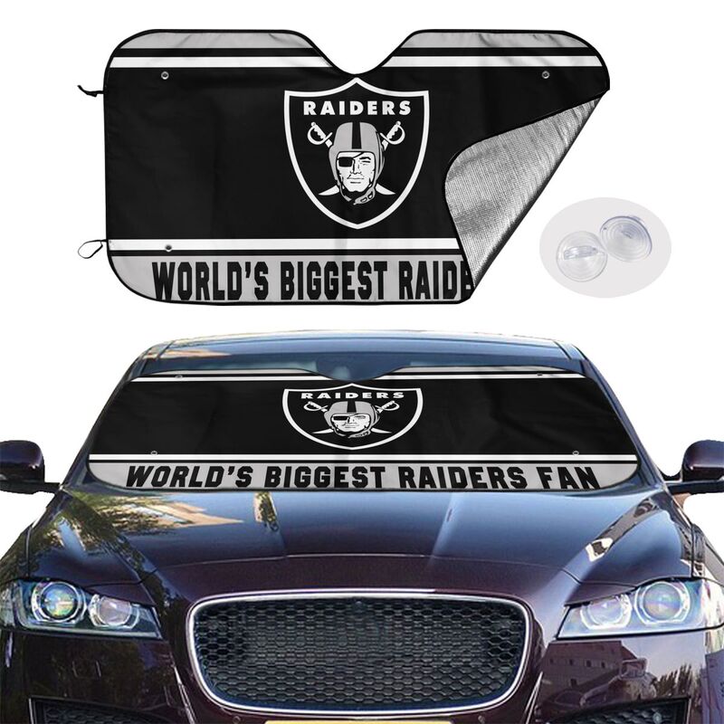 Las Vegas Raiders Printing is suitable for car front windshield sunshades Car windshield sunshades