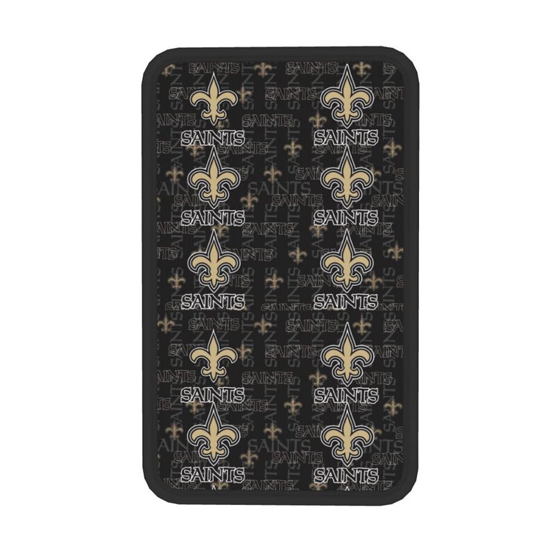 Car armrest box pad New Orleans Saints1 Printed central armrest box pad anti slip pad