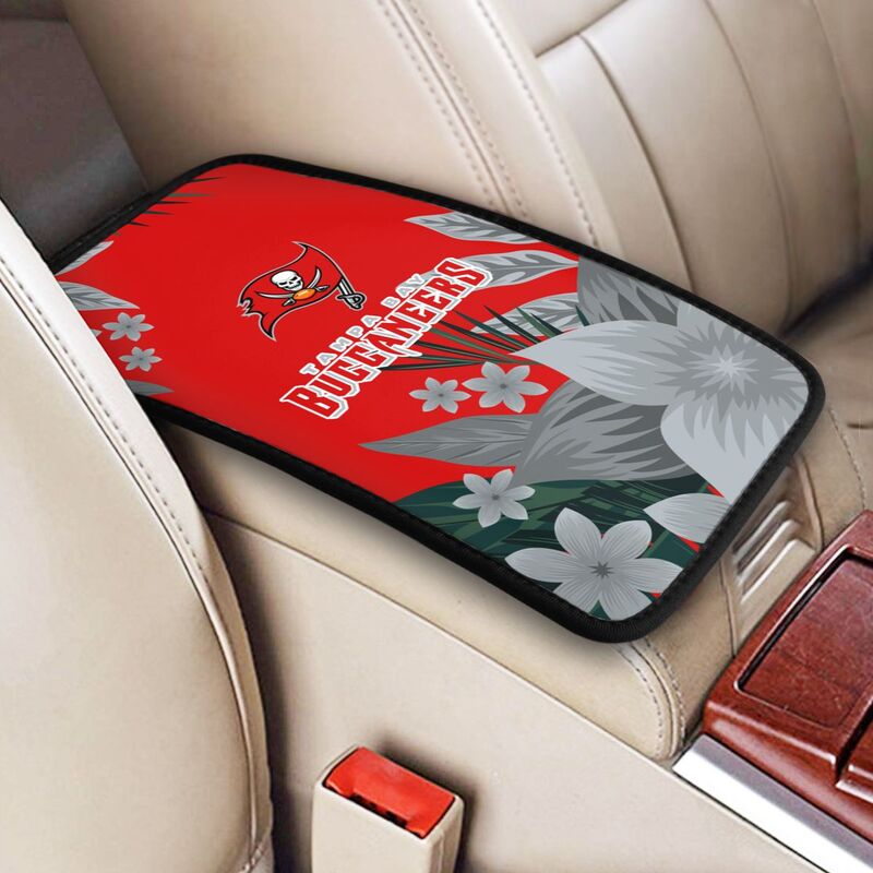 Tampa Bay Buccaneers Car armrest box protective cover car center console armrest pad