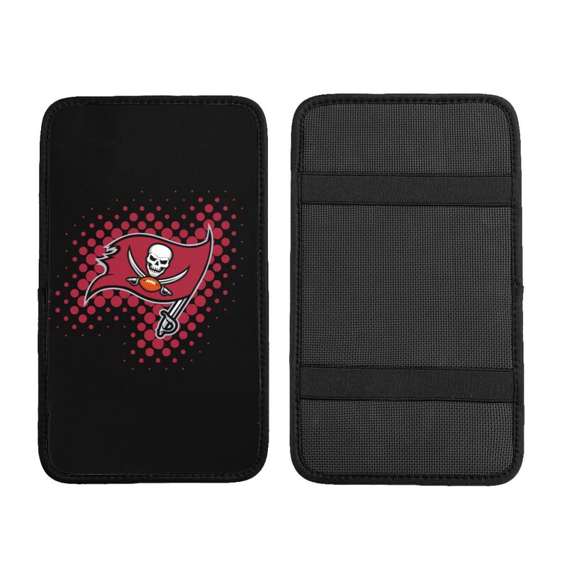 Tampa Bay Buccaneers Printed car armrest box cushion armrest protective cover