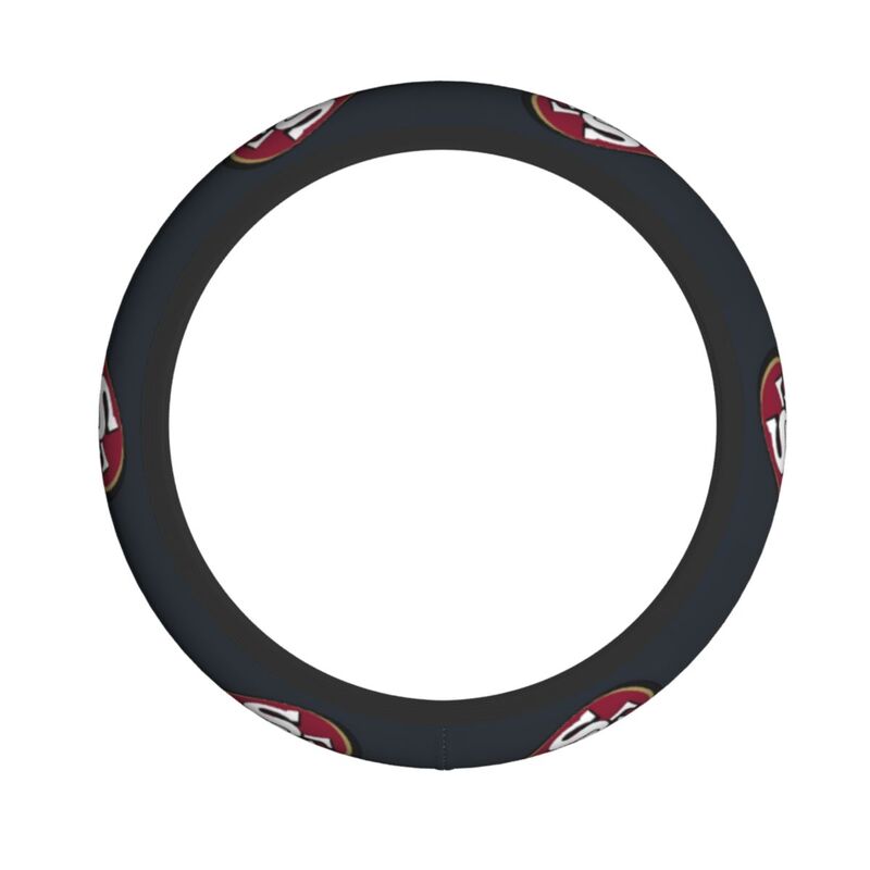 San Francisco 49ers 1 Printed car anti-skid cover elastic steering wheel cover