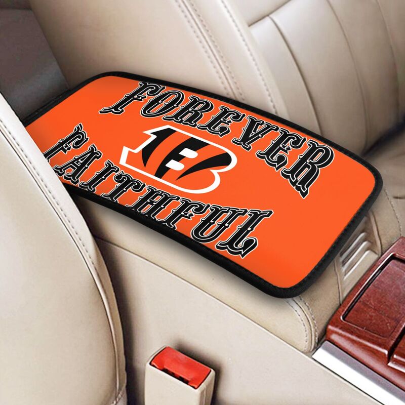 Cincinnati Bengals Print car armrest box cover armrest protective cover