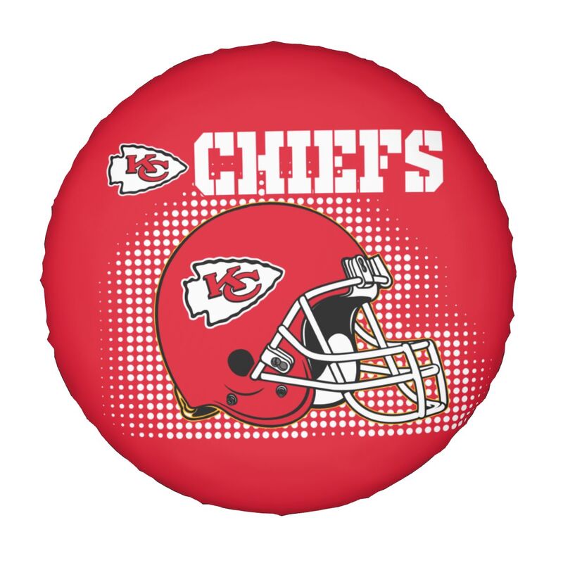 Kansas City Chiefs Printed tire protection cover car sun protection tire protection cover
