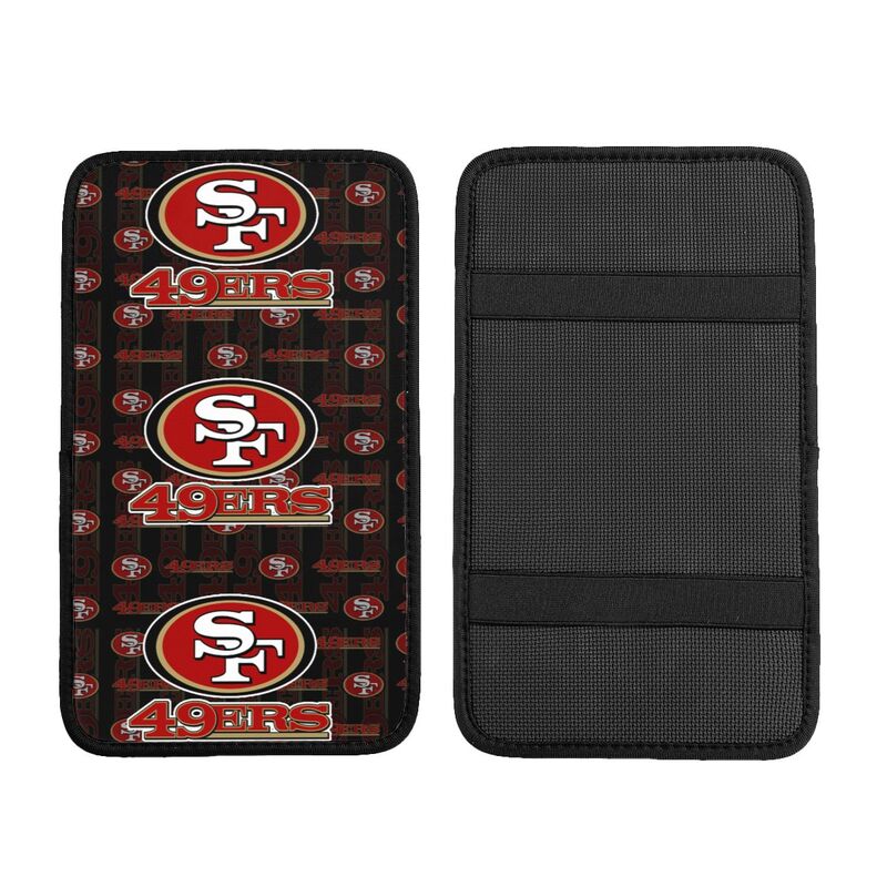 San Francisco 49ers1 Printed car armrest box pad anti-abrasion pad