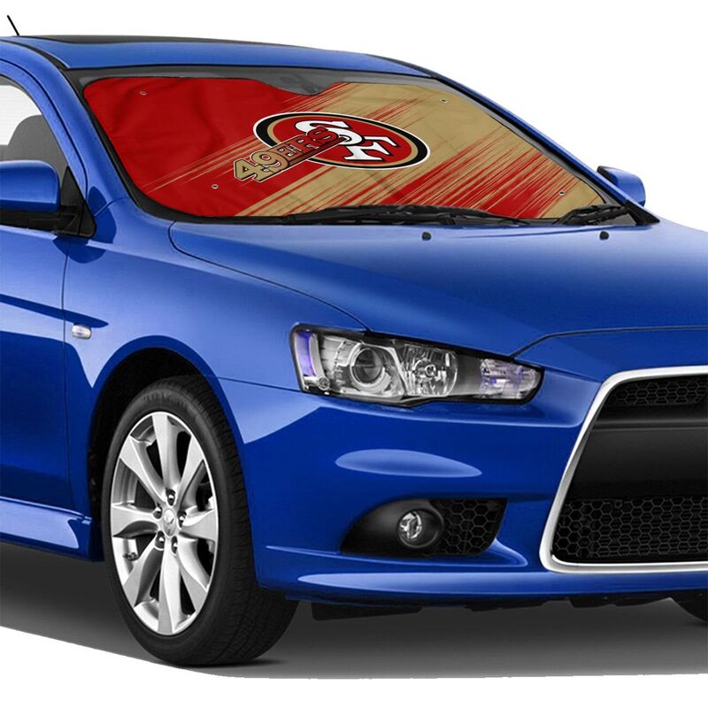 San Francisco 49ers Print car windshield sunshade panel car windshield sunshade cover multiple sizes