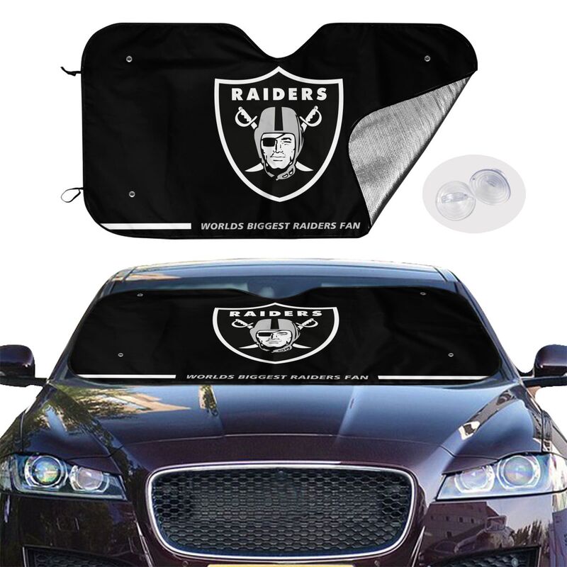 Las Vegas Raiders 2 Printing Car windshield sunshades is suitable front windshield sunshades