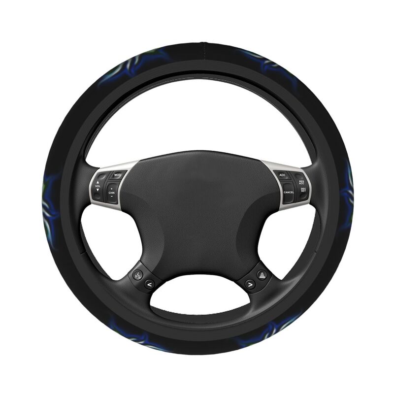 Seattle Seahawks 1 Printed car anti-skid cover elastic steering wheel cover