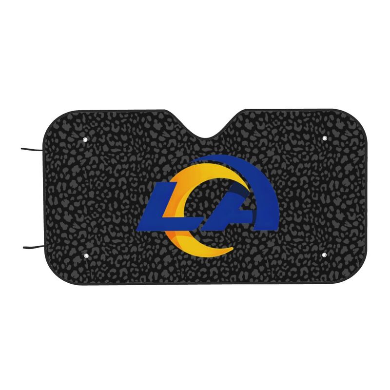 Los Angeles Rams 2 Printed Car windshield sunshades is suitable front Car windshield sunshades