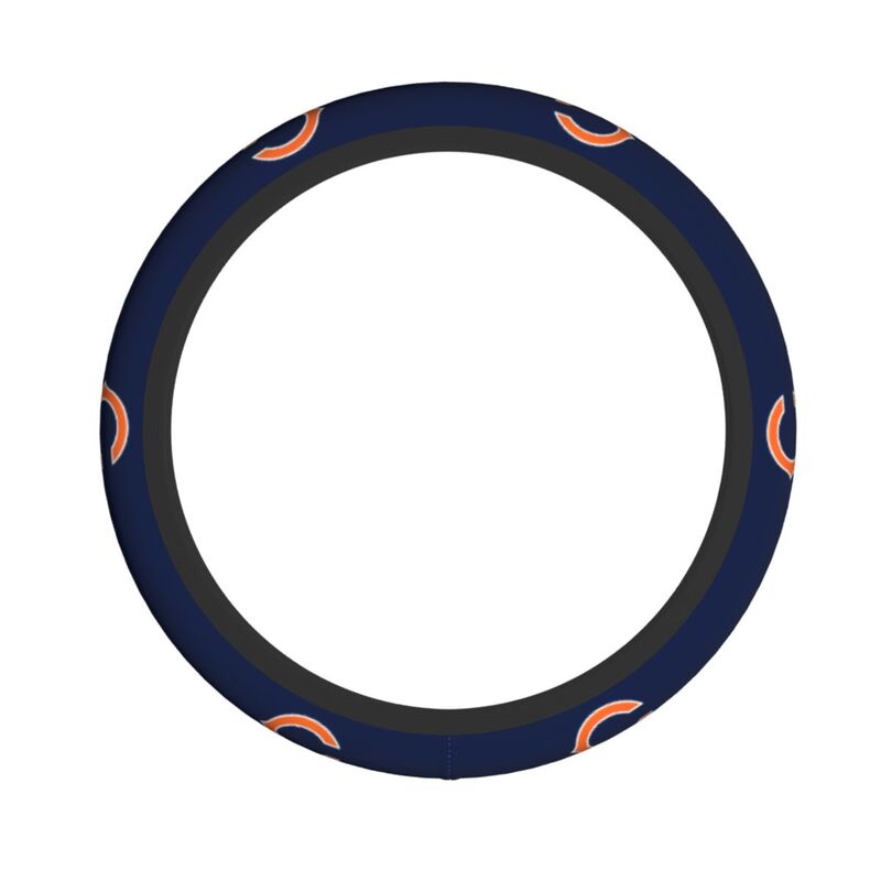 Chicago Bears 3 Printed elastic steering wheel cover anti slip breathable