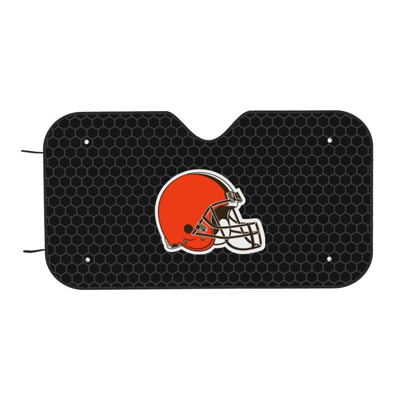 Cleveland Browns 2 Printed is suitable front Car windshield sunshades Car windshield sunshades