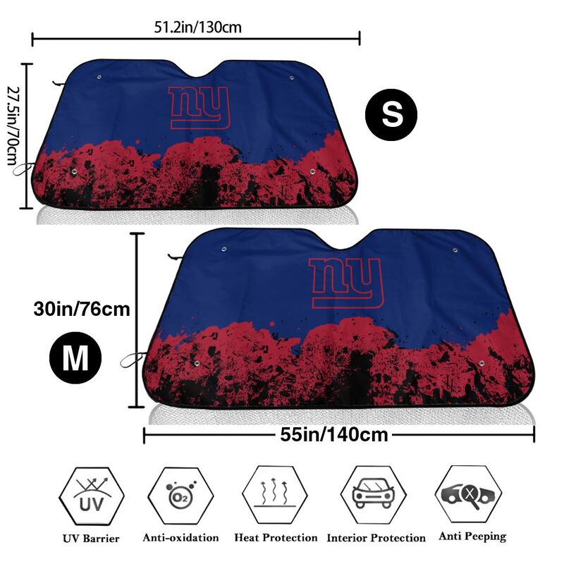 New York Giants Print car front windshield sunshade car windshield sunshade (multi size)