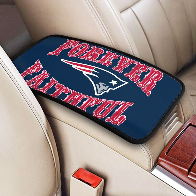 New England Patriots Print car armrest box cover armrest protective cover