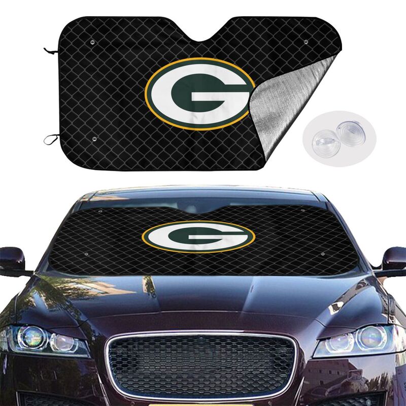 Green Bay Packers Print Car windshield sunshades is suitable front Car windshield sunshades