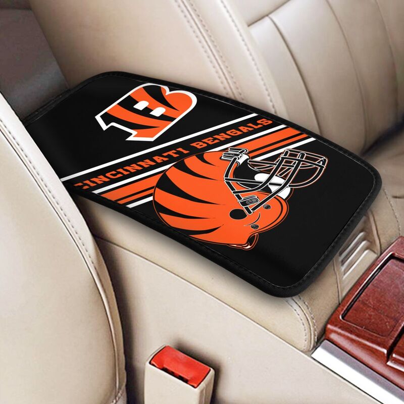 Cincinnati Bengals Print armrest protective cover car armrest box cushion