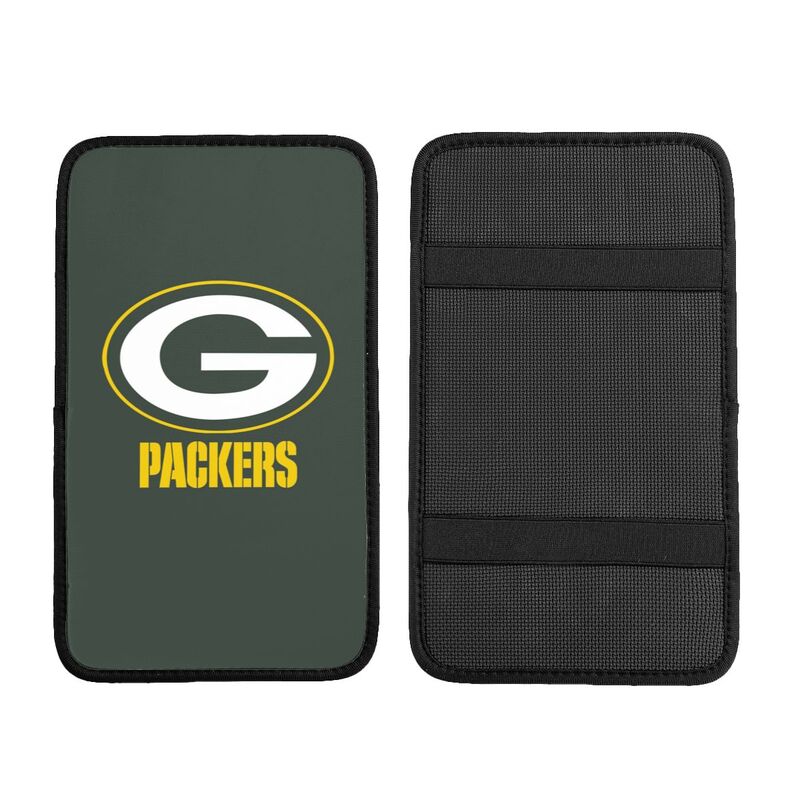 Green Bay Packers5 Printed car armrest box pad anti-abrasion pad