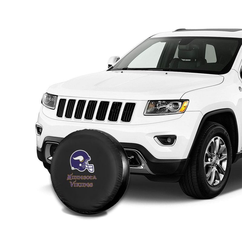 Minnesota Vikings3 Car tire protection cover spare tire waterproof and dustproof cover