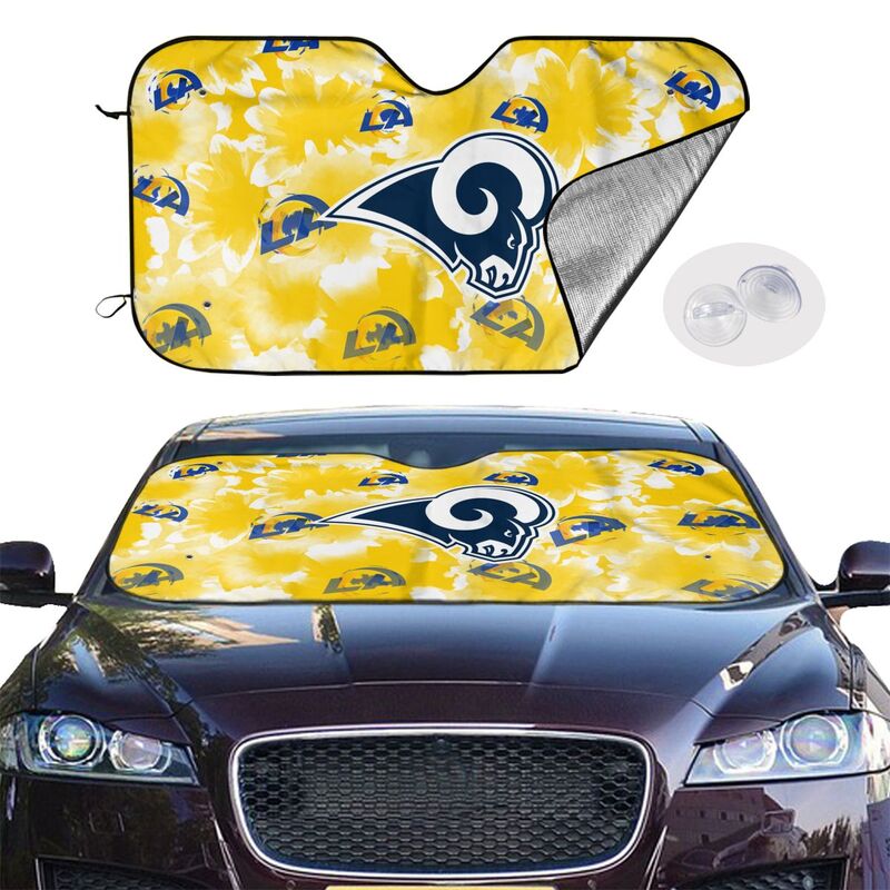 Los Angeles Rams Printed multi size car front windshield sunshade car windshield sunshade