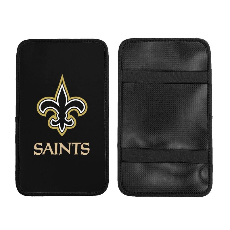 Car armrest box pad New Orleans Saints Printed central armrest box pad anti slip pad