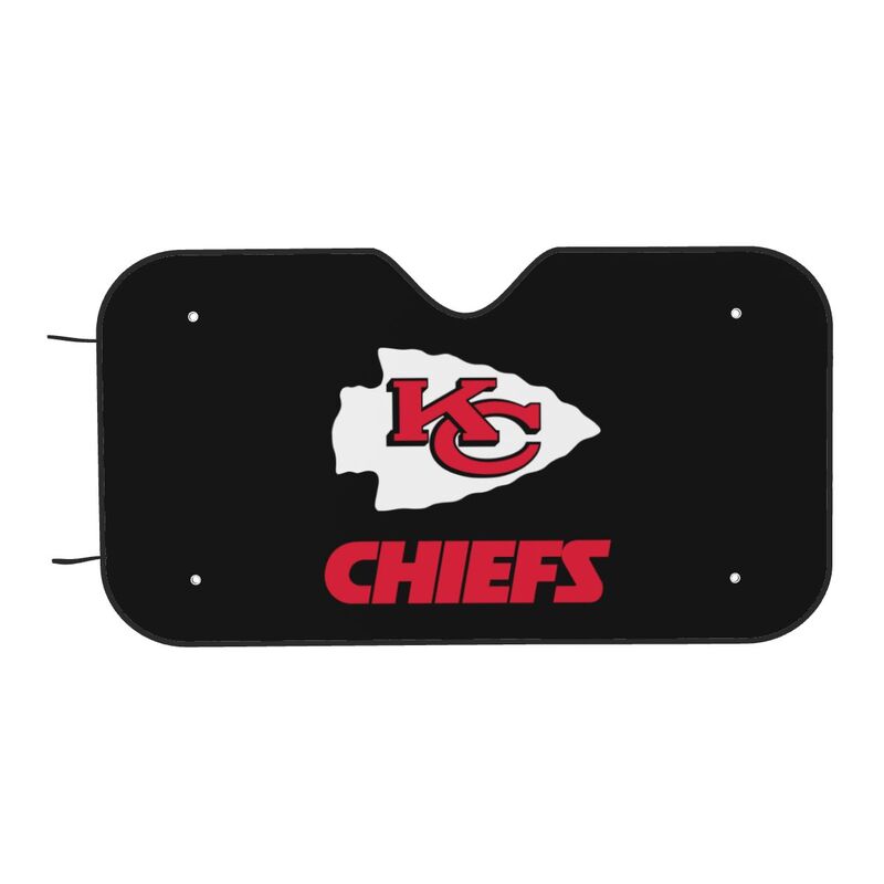 Kansas City Chiefs Printed car windshield sunshade (multi size) front windshield sunshade