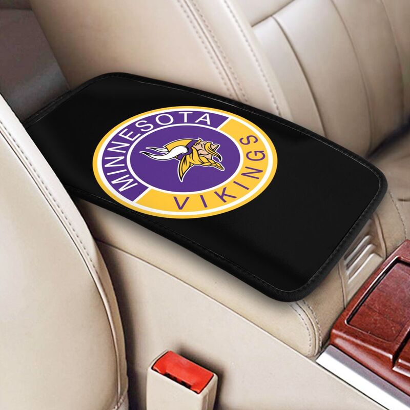 Minnesota Vikings print car armrest protective cover Car center console armrest pad