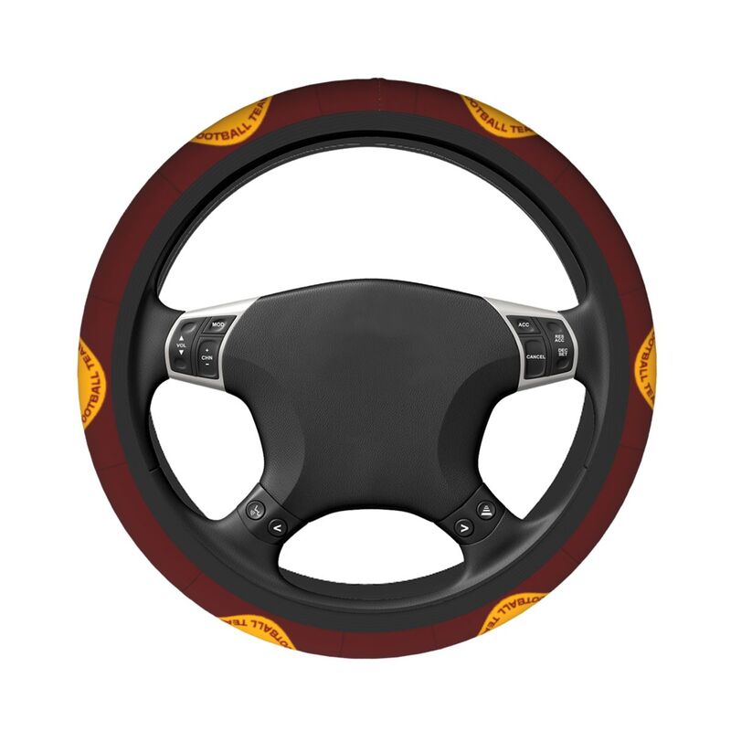 Washington Commanders Printed car protective cover elastic steering wheel cover