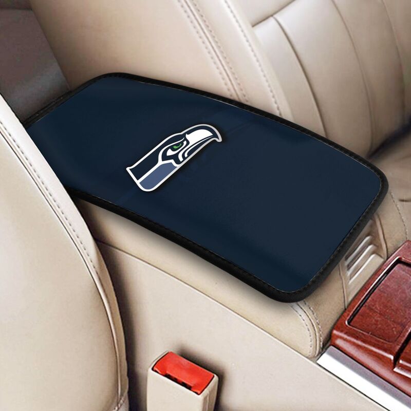 Seattle Seahawks Printed car armrest box pad elbow protection pad