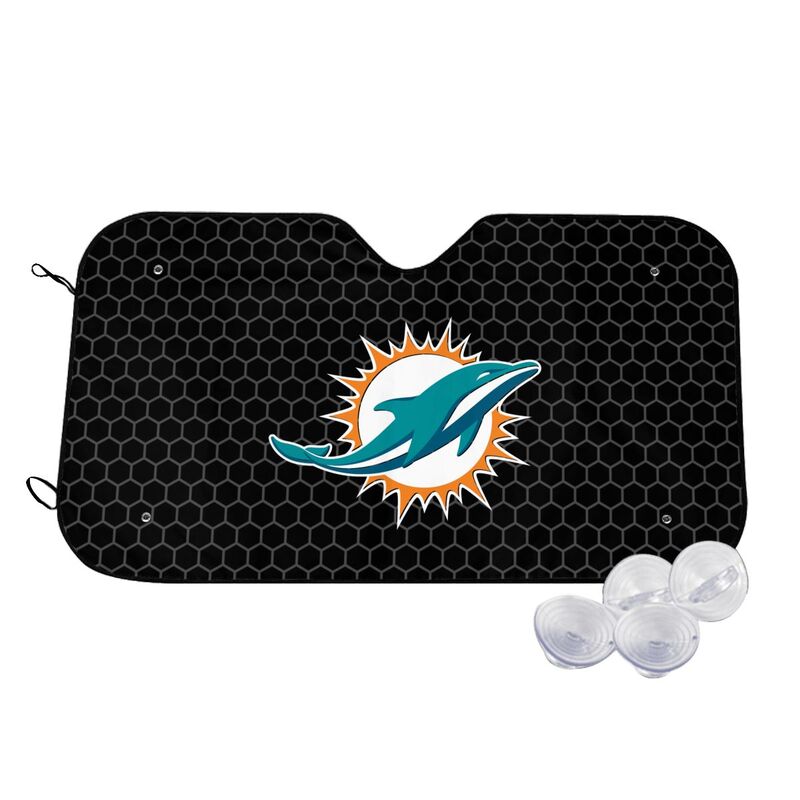 Miami Dolphins Printed is suitable front Car windshield sunshades Car windshield sunshades