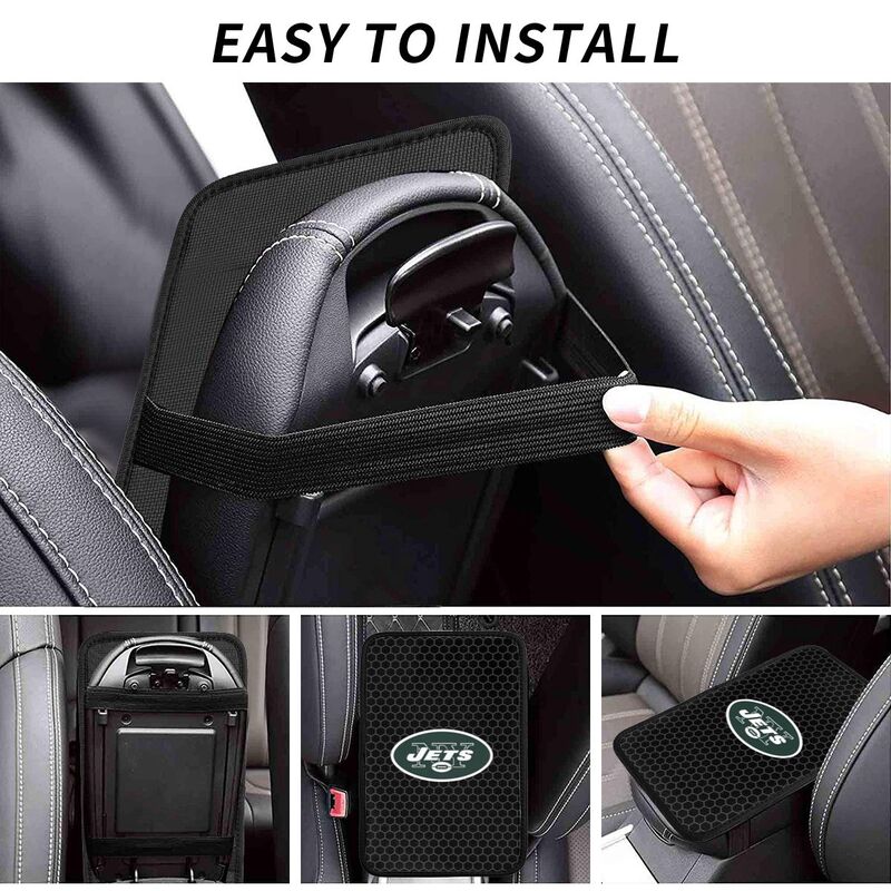 New York Jets Printed protective pad for car armrest box