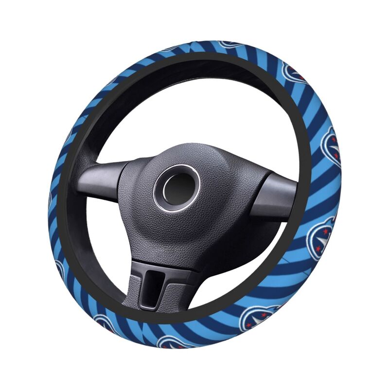 Tennessee Titans 4 Printed elastic steering wheel cover anti slip breathable