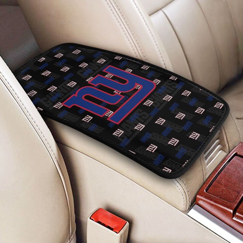 New York Giants printed Car handrail cushion Personalized car armrest cover