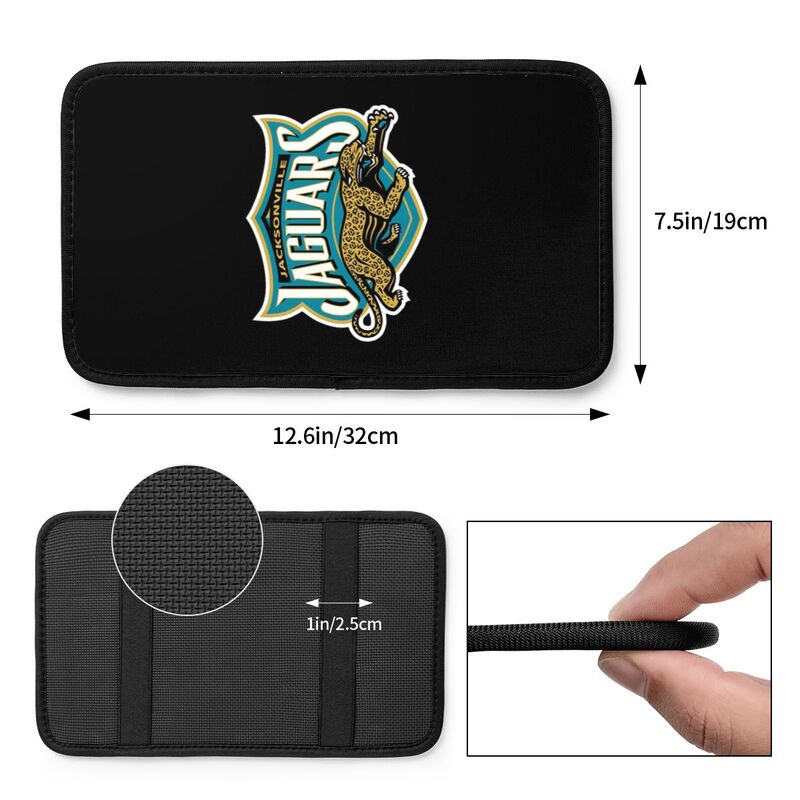 Jacksonville Jaguars3 Printed car center armrest box pad anti slip pad