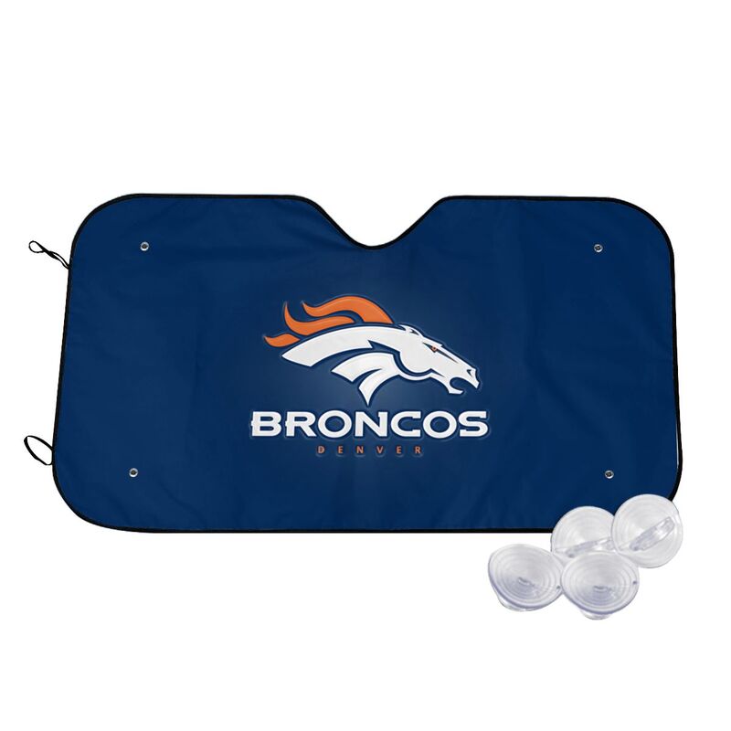 Denver Broncos 4 Print Car windshield sunshades suitable for front Car windshield sunshades