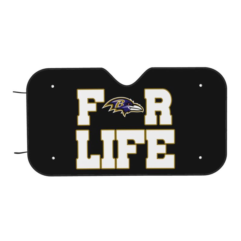 Baltimore Ravens 2 Printed car windshield sunshade (multi size) front windshield sunshade