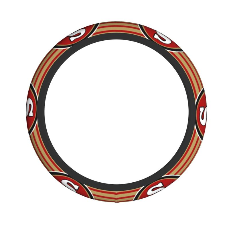 San Francisco 49ers 7 Printed breathable elastic steering wheel anti slip cover