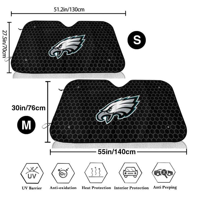 Philadelphia Eagles Printed is suitable front Car windshield sunshades Car windshield sunshades