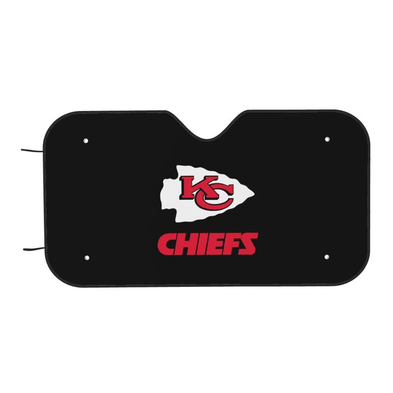 Kansas City Chiefs Print is suitable for front Car windshield sunshades Car windshield sunshades