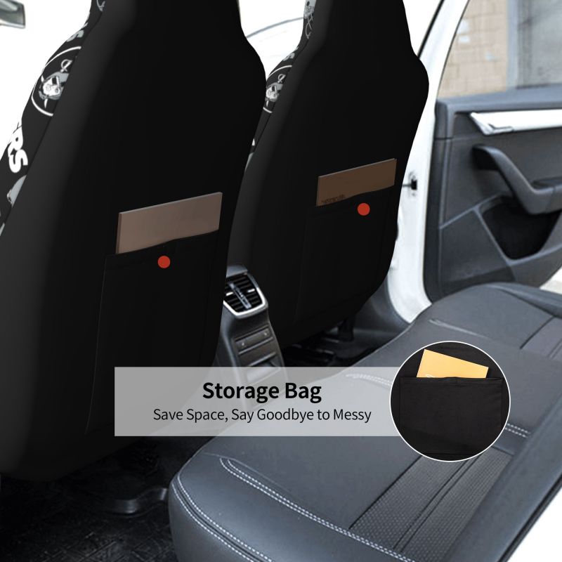 Las Vegas Raiders Printed seat dust protection cover car seat protective cover