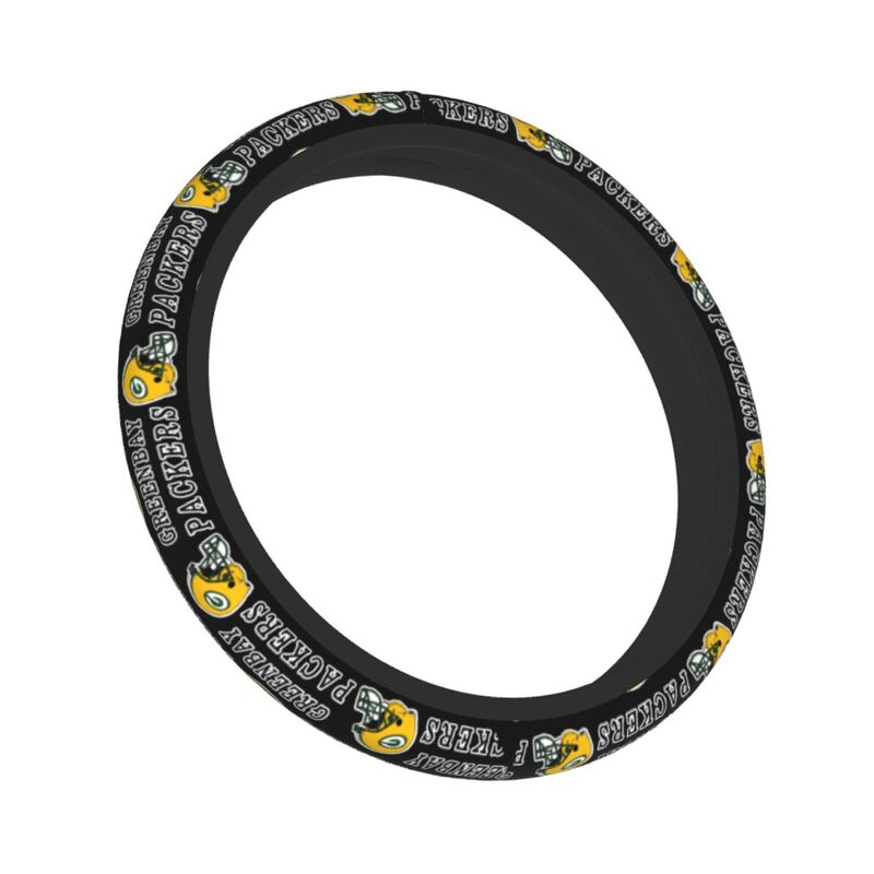 Green Bay Packers 2 Printed car protective cover elastic steering wheel cover
