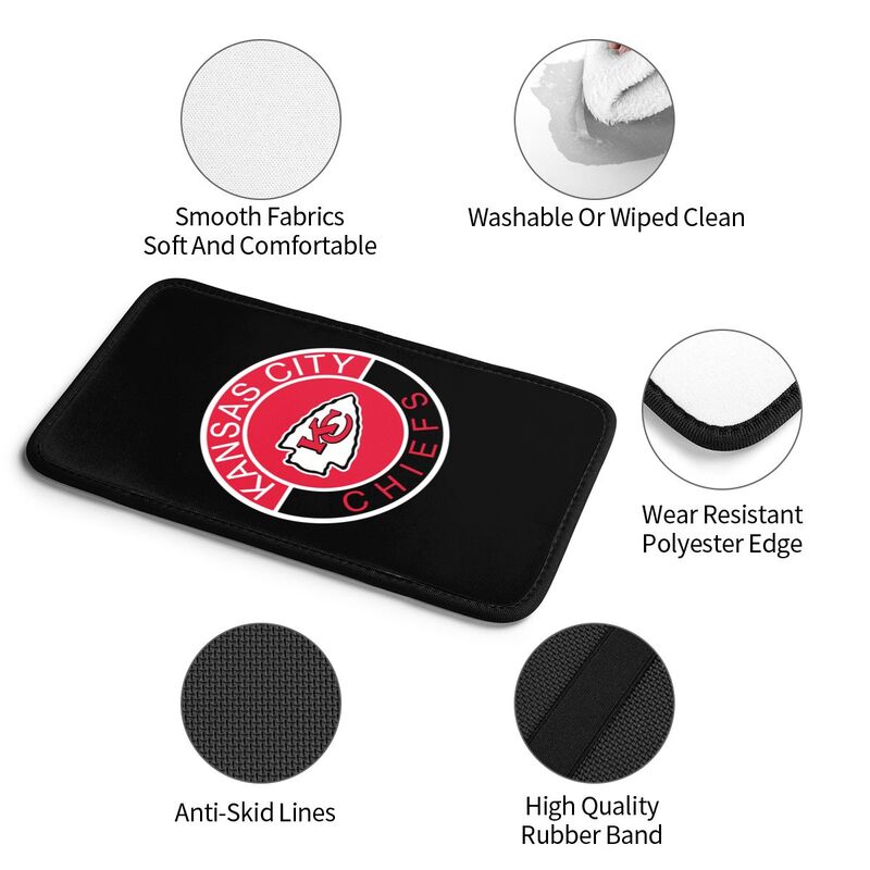 Kansas City Chiefs print car armrest protective cover Car center console armrest pad
