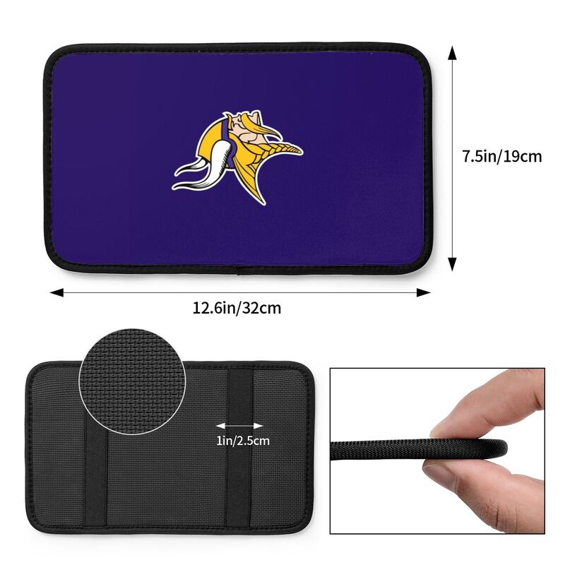 Minnesota Vikings2 Printed car armrest box pad elbow protection pad